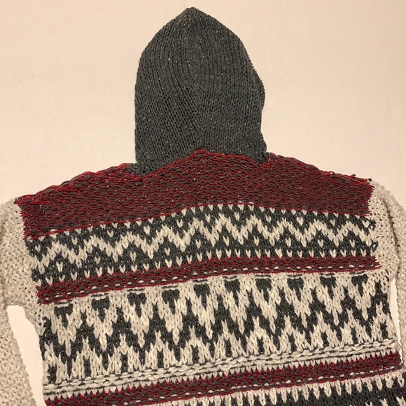 Free People Patterned Boho Knit Sweater - Women’s Size Large - Picture 4 of 9